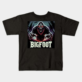 Bigfoot Scare Kids T-Shirt